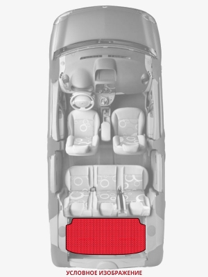 ЭВА коврики «Queen Lux» багажник для Audi 200 (20v)